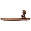 Copper Old Man Fishing Burner Tea Tray Ornament Home Incense Supplies