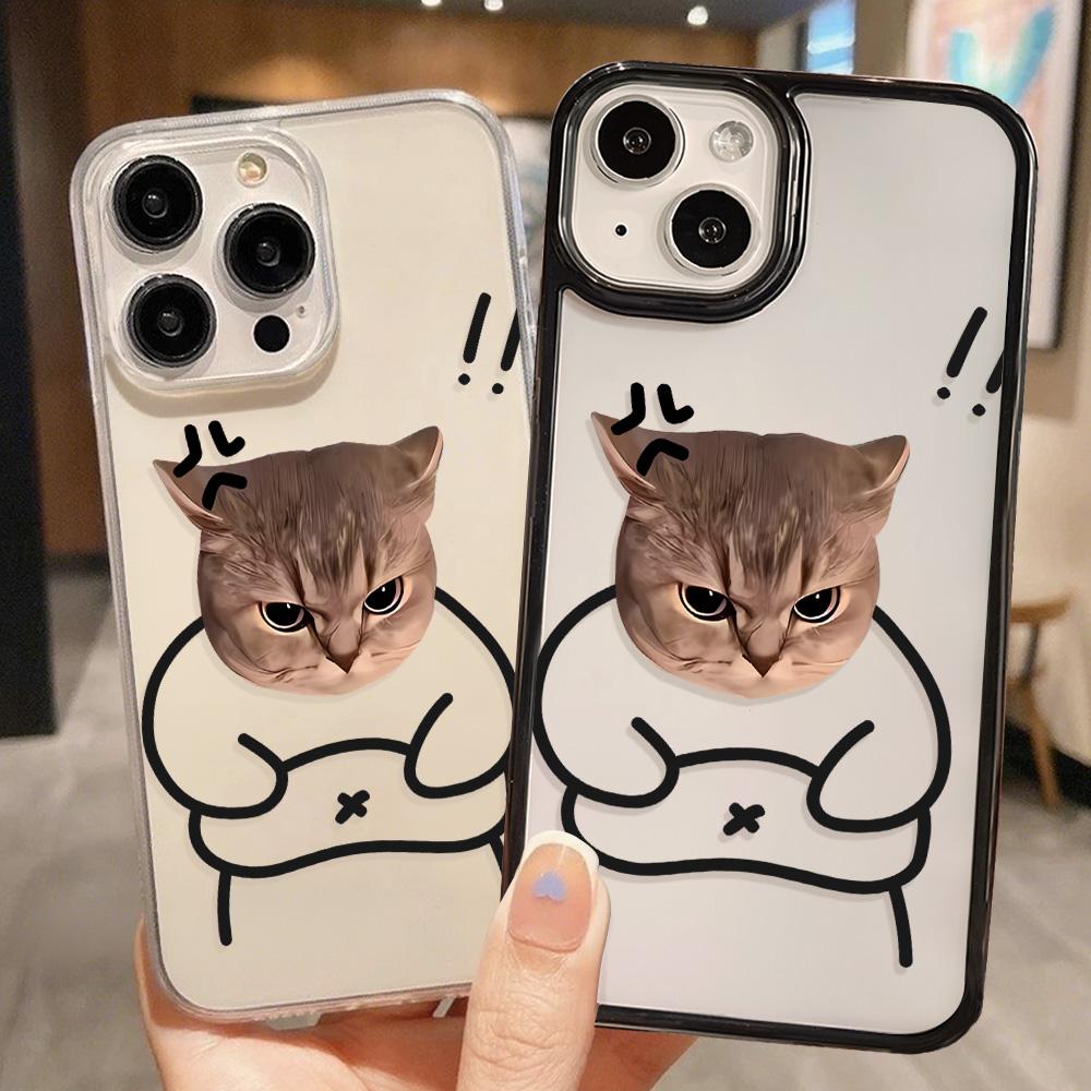 Acrylic Phone Case for iPhone 11 12 13 14 Pro 12 14 16 Pro Max for Samsung A16 A36 A56 S24 FE High-quality Painted Anti-fall Mobile Phone Case