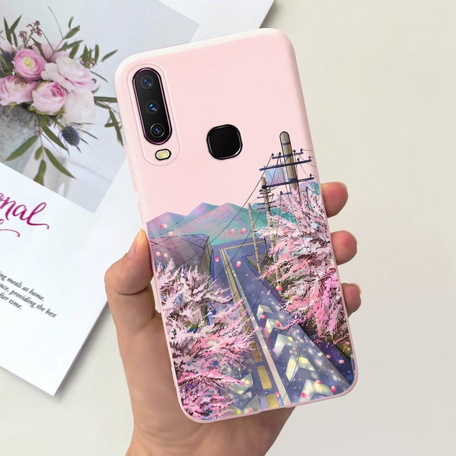 For Vivo Y12 Case Vivo Y15 Y17 1902 1904 Cute Fashion Cartoon Cover Soft Silicone Phone Case For Vivo Y15 Y 12 17 VivoY12 Fundas