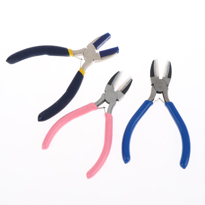 1Pcs Flat Nose Pliers Double Nylon Jaw Pliers Jewelry Plier Wire Straightentener Craft And Diy Tool Kit For Jewelry Making