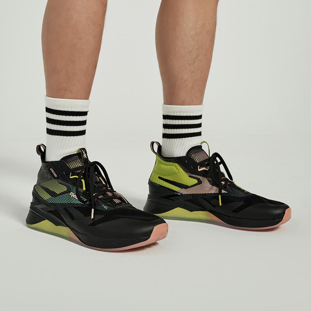 Reebok Nano Unknown Comfortable Low-Top Training Shoes Unisex Sneaker Black Green 100074116