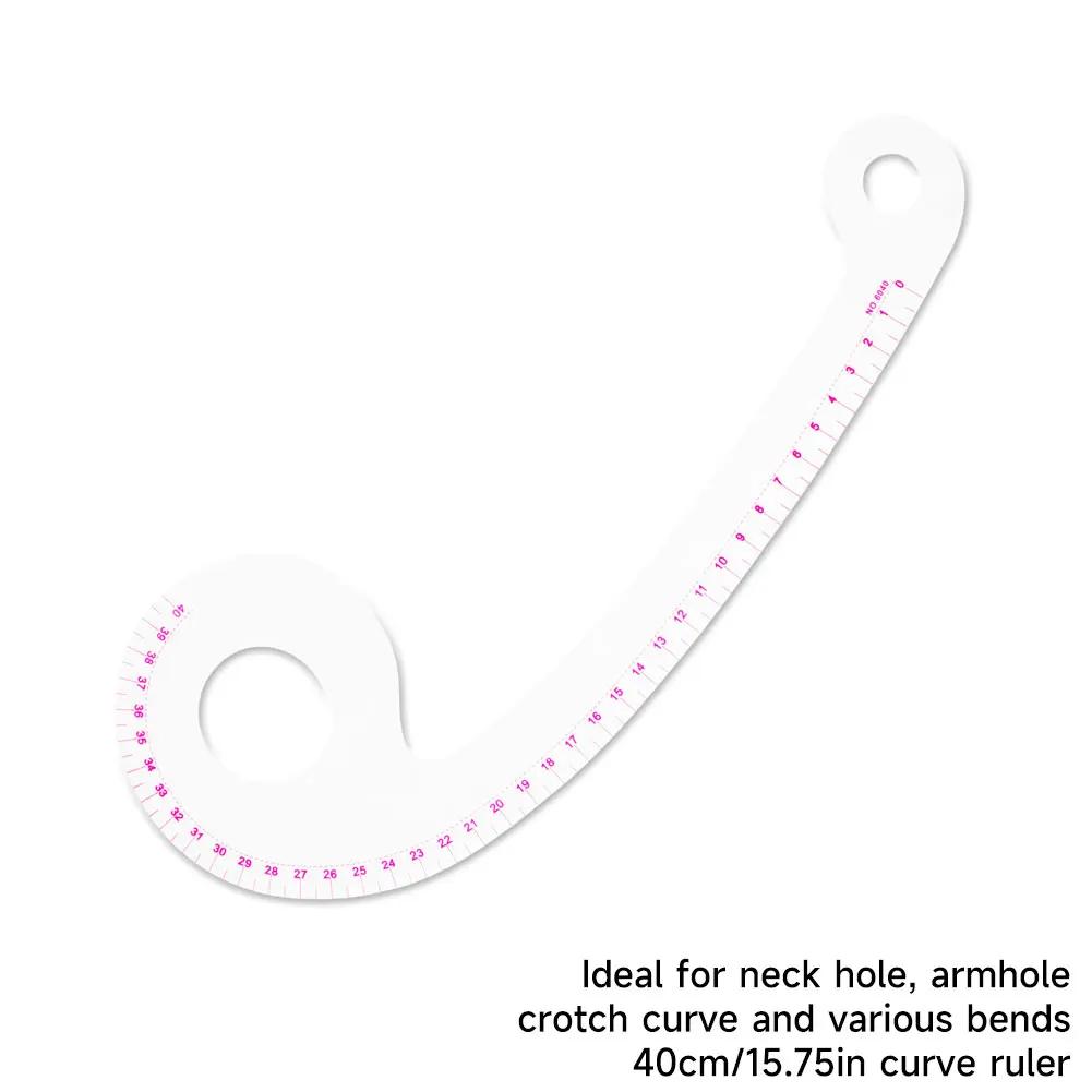 Tailor Measure Ruler Soft Grading Design Ruler French Metric Curve Template Sewing Accessories For Clothing Pattern Making DIY