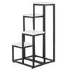 Standing flower stand, flower rack, plant pots, 4 shelves, loft style