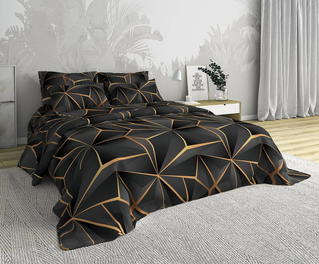 Three-Piece Bedding Home Textiles 3D Digital Printing Quilt Cover Sheet Kit