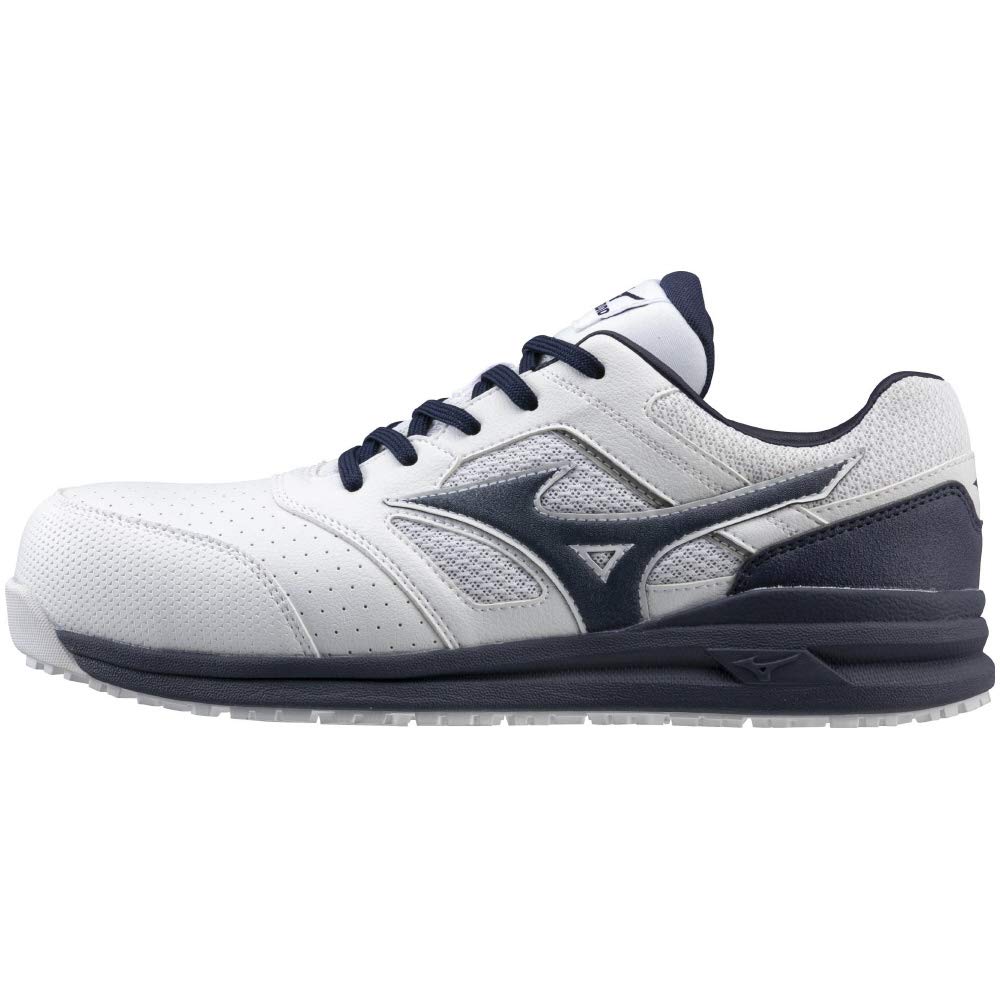 Mizuno LSII Work JSAA Standard Work Shoes White and Size Cm Shoes, All-Purpose Lightweight, 11L, (Type A), Navy, 27.0