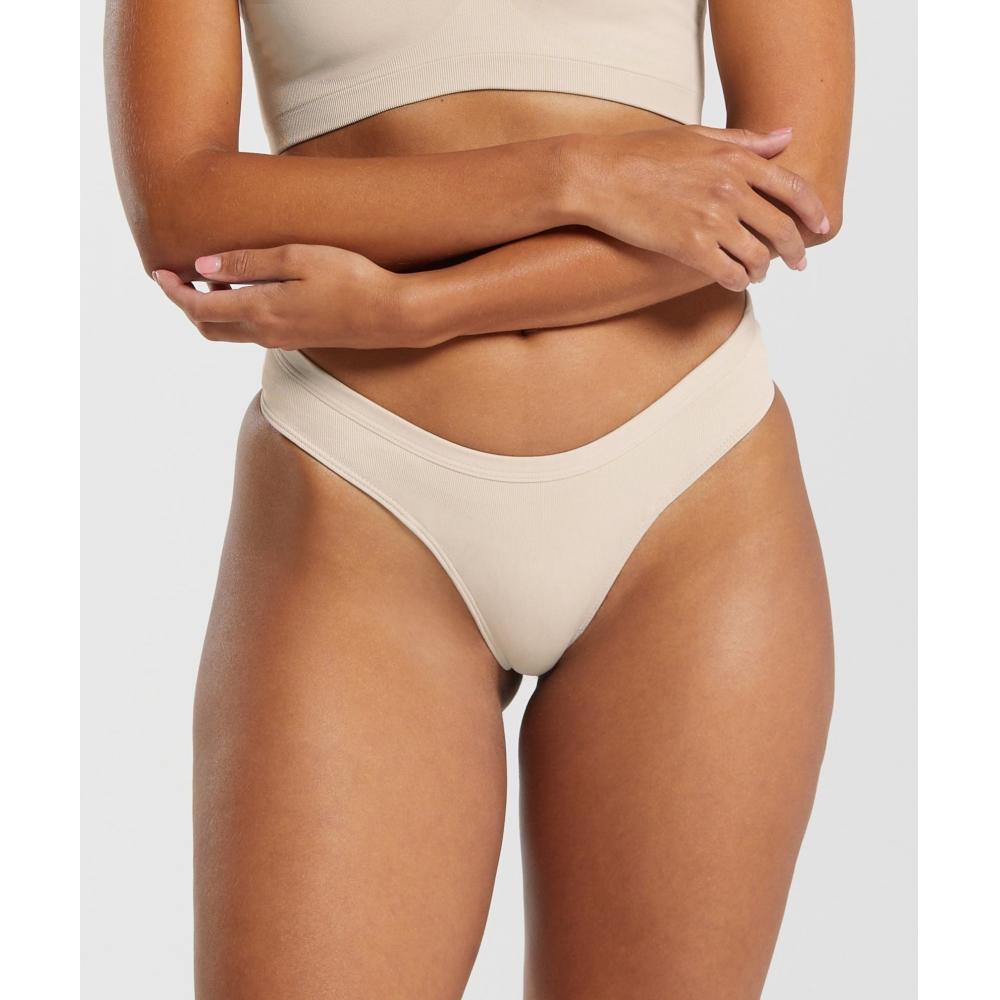 

Gymshark Seamless Dipped Front Thong Pebble Grey B6a6y Gb7p XXL