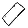 Black and White New ultra-thin License Plate Frame Cover Holder Accessories Crystal and Stainless Steel