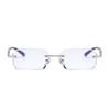Men's Fashion Frameless Diamond-Cut Presbyopic Glasses: HD, Anti-Fatigue, Eye Protection for Middle-Aged & Elderly Readers