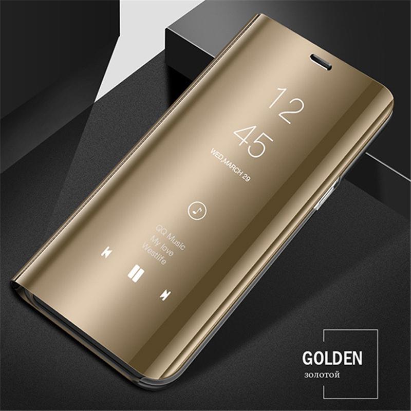 Clear View Mirror Flip Stand Phone Case For Xiaomi Redmi 10C Cases Cover For Xiomi Redmi 10C 10 C 6.71inch Redmi10C