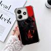 Black Panther Cool Animal Plating Phone Case For Xiaomi Redmi Note 14 15 Pro Plus 13 12 11 11S 11T 10 9S 9 5G Anti-Fall Airabag