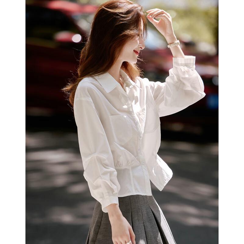 Elegant Commuter Pleated Waist Blouse