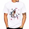Geometry Art of Whale Zebra Gorilla Shark Giraffe Unisex Tee Shirt,Short Sleeve Casual T-shirt,