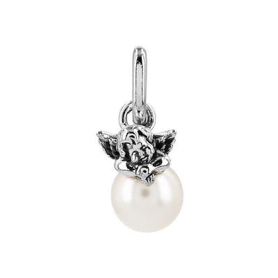 Me Cupid Mini Pendant and Dangle Silver Charm (P003463462)