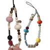Women Girls Cellphone Pendant Mobilephone Hanging Cord Elegant Turquoise Beaded Telephone Strap Jewelry Fashion Accessory
