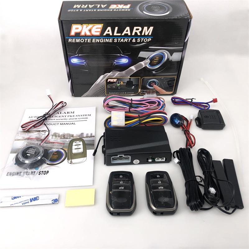 Universal Anti-theft System 12V Remote Start Remote Control Keyless Entry PKE One-Button Start System