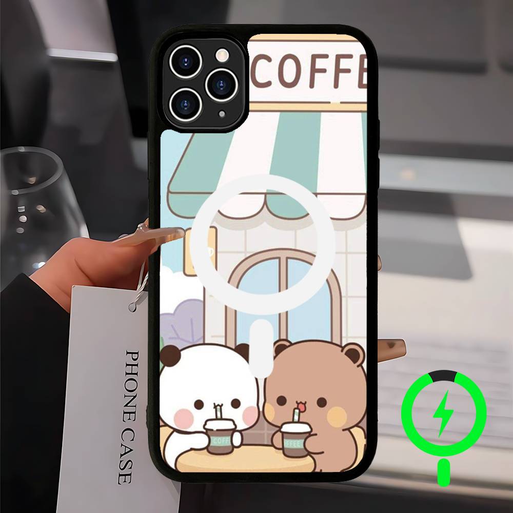 Bubu And Dudu Cute Cartoon Magnetic For Magsafe Phone Case For IPhone 17 Air 16 Pro Max 15 14 13 12 11 Protective Cover