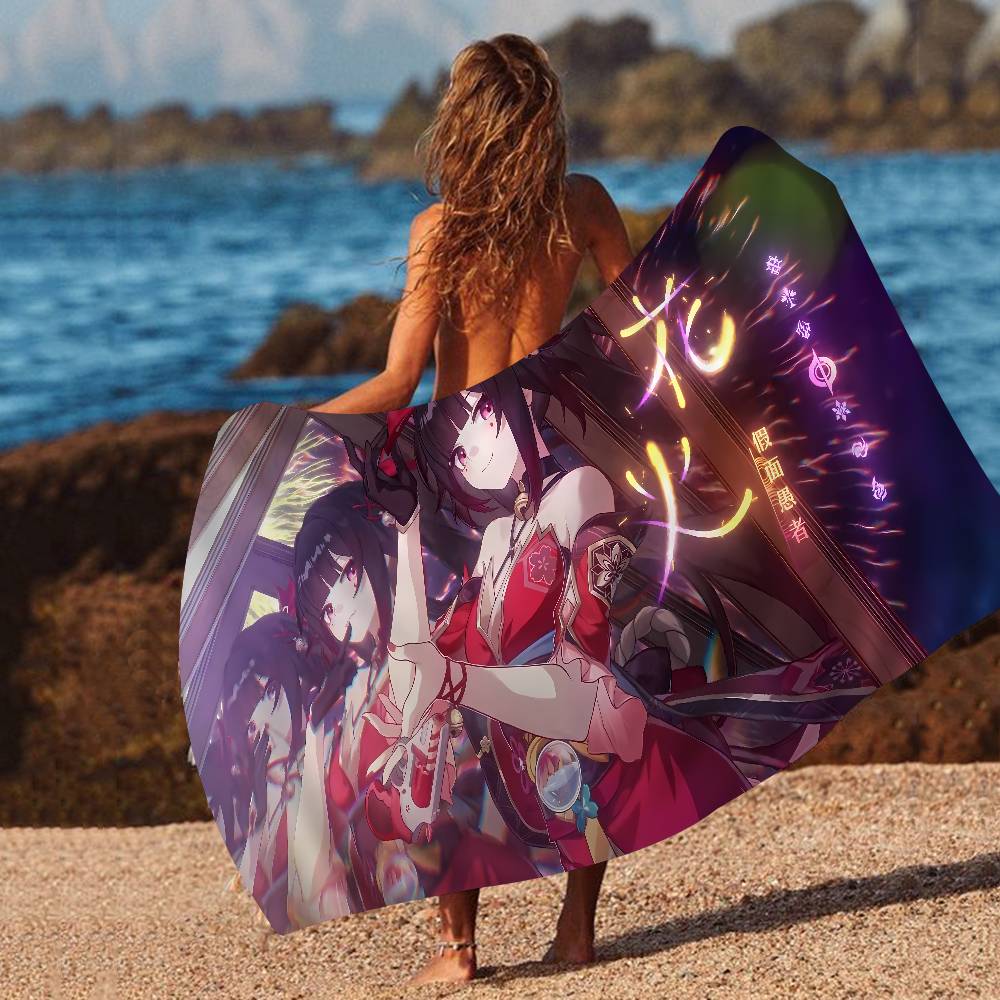 S-Sparkle Elegant-Fantasy Microfiber Printed Beach Towel Mountain Climbing Yoga Beach Swimming Running Absorbent Soft Towel