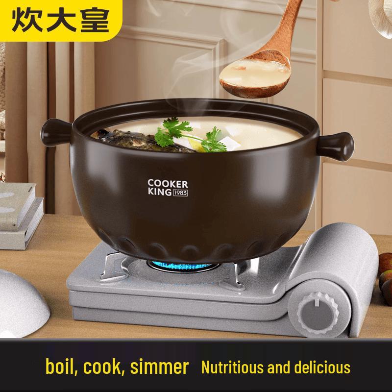 COOKER KING High-Temperature Ceramic Stew Pot