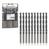 toolant Cobalt Drill Bit Set for Metal and Steel (Pro), Titanium Aluminum Nitride Coated (TiAlN) with Point Tip, for Hardened Metal, Stainless Steel,