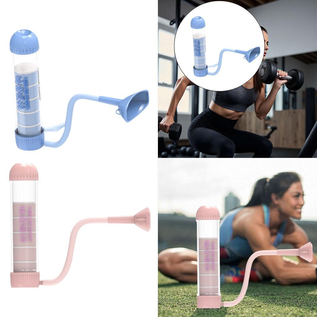 Breathing Exercise Device Compact Fitness Portable Abdominal Exerciser Lightweight Running Lung Respirator Breathing Dumbbell