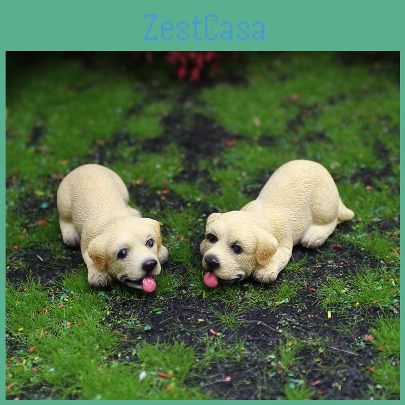 Decor Resin Animal Labrador For Home Office And Micro Accessories Landscape