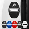 AAAAP1 Car Door Lock Cover for Emblem Octavia Superb Kodiaq Fabia Rapid Spaceback Karoq Yeti Kamiq Metal Sticker Badge Decoration