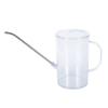 Garden Watering Can Steel Spout Transparent Body with Long Stainless Non-Slip Handle Watering