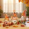 Thanksgiving Harvest Sunflower Scarecrow Plush Doll Decor