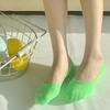 [10 Pairs] Women's Patented Double Lock Neon Fake Socks