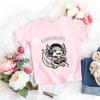 Axolotl Kawaii T-Shirt Kinder Sommer Mode T-Shirt Kinder Streetwear Boba Axolotl Anime Lässig Kinderkleidung Geburtstags-T-Shirts