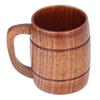 300ml Wooden Cup with Handle Anti Scalding Coffee Cup Harmless Water Beer Mug for Office Home