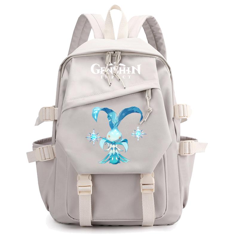 Anime Game Travel Backpack Printed Canvas Backpack for Boy Girl School Bag Students Women Large Capacity Bookbag Usb Charging Kids Gifts