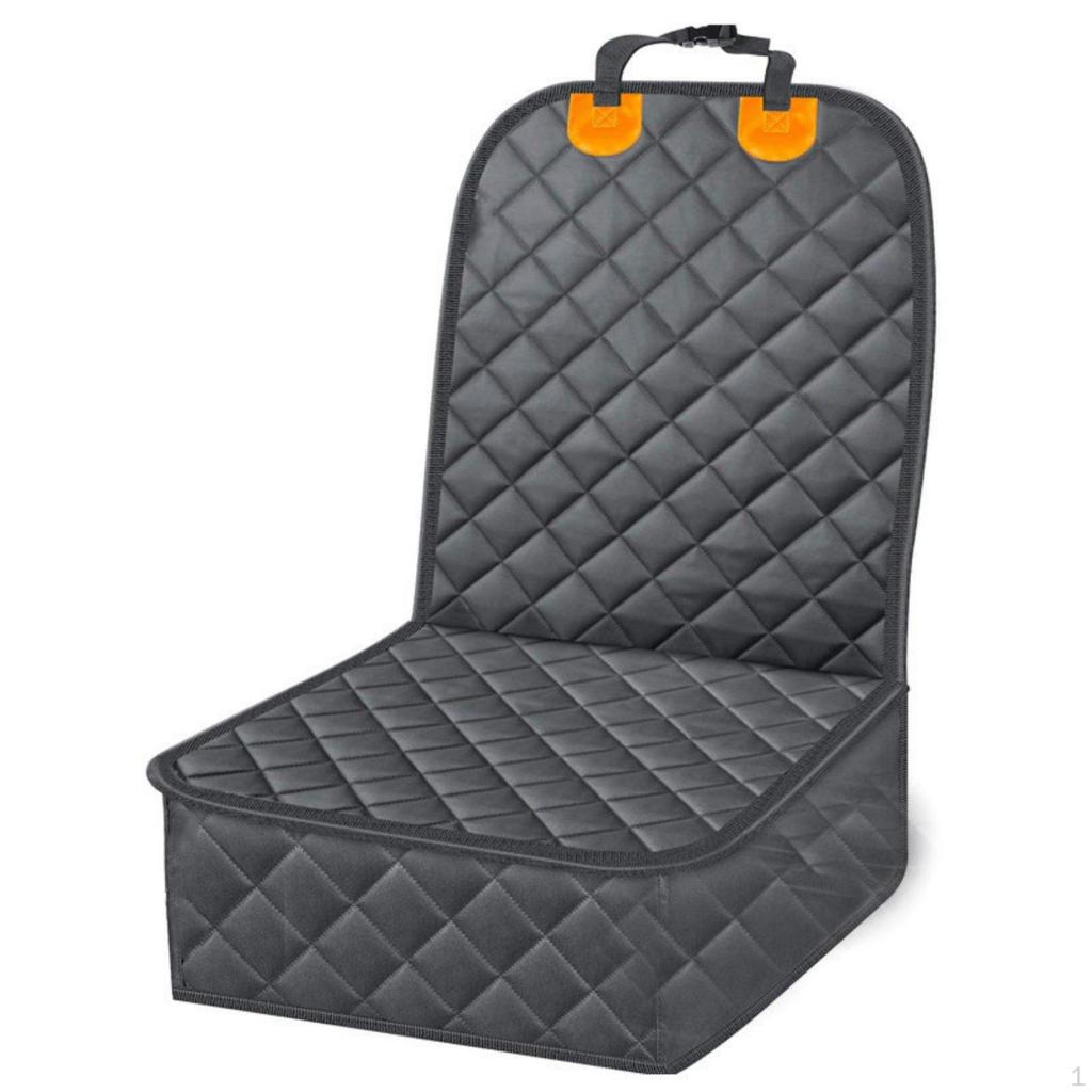 Waterproof Pet Seat Protector ScratchResistant Dog Cover NonSlip Backing Black