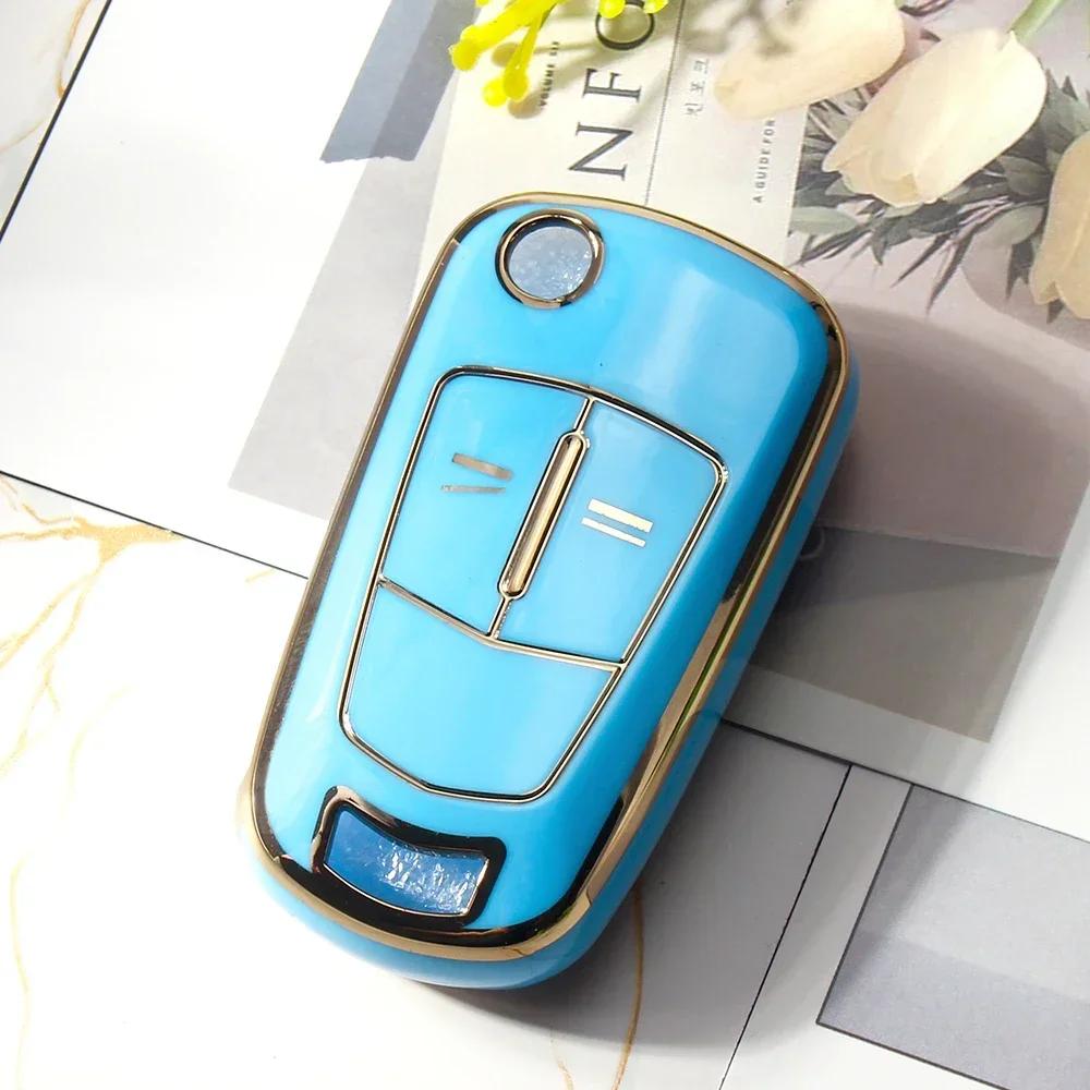 

KEYYOU 1 шт. Пылезащитный чехол-накладка из ТПУ для ключа автомобиля для Opel Vauxhall Astra H Corsa D Vectra C Zafira Astra Vectra Signum 2/3 кнопки