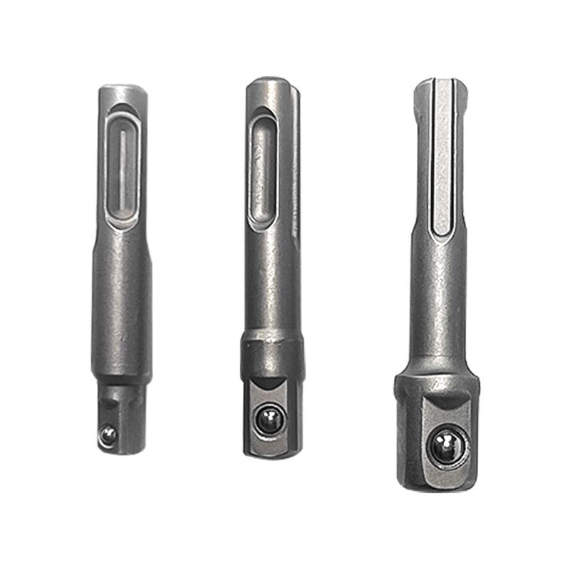 4Pieces Multifunctional Plus Bit Adapter Set Impact Socket Adaptor for Drill and Handheld Driver Screws Nut