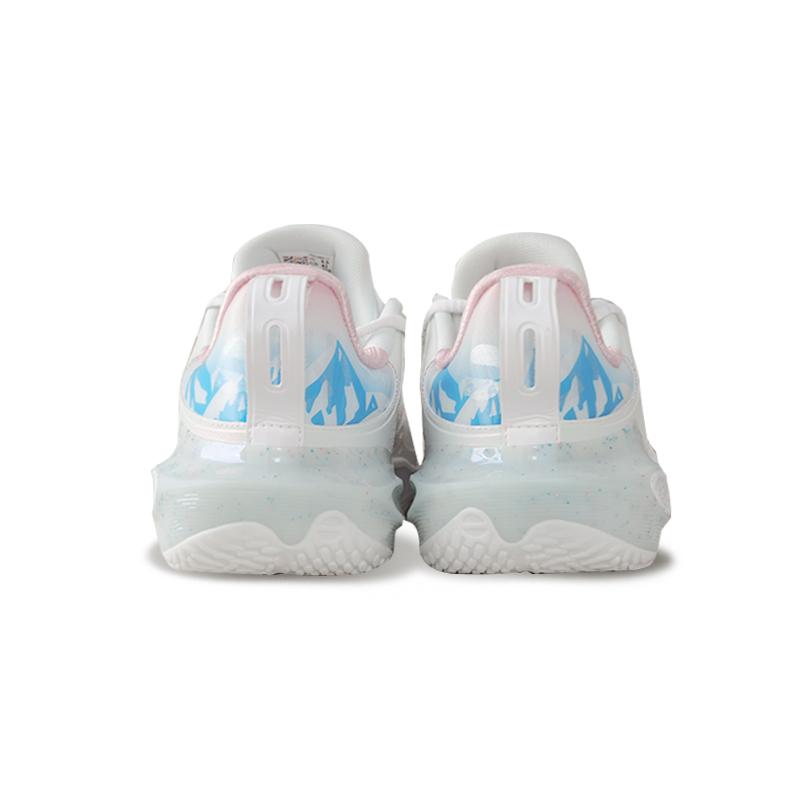 Buty do koszykówki męskie Li Ning Flash Attack 11 CBA Xinjiang Team PE Edition Perłowo-białe ABAU053-17