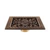 Euro Square Floor Drains Antique Brass Shower Hardware Bathroom Accessories Floor Drain Deodorant Floor Drain Strainer Cover