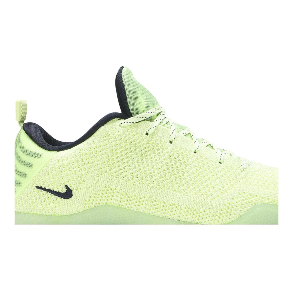 Nike Kobe 11 Elite Low 4KB 'Ghost of Christmas Past' (Unisex) Liquid Lime / Dark Obsidian-Liquid Lime Basketball Shoes 824463 334