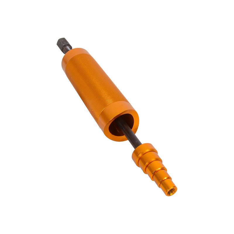 Motorcycle Piston Pin Puller Heavy-Duty Construction For Easy Installation and Removal Protects Engine 5 Adapters 11/13/16/19/22