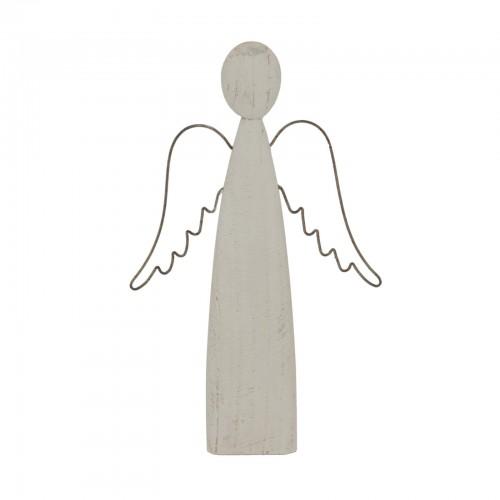 Hill Interiors White Washed Angel Christmas Decoration