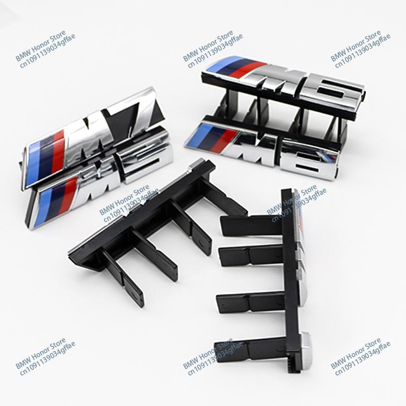 3D ABS Εμπρόσθιο Σήμα Γρίλιας για BMW M1 M2 M3 M4 M5 M6 M7 M8 Γυαλιστερό Μαύρο Χρωμιωμένο Λογότυπο Γραμμάτων Αξεσουάρ E90 F30 G20 F20 E46