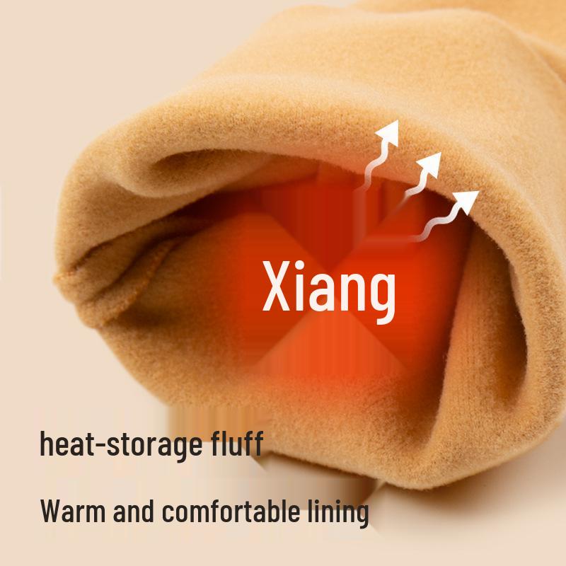 Children's Half-Finger Warm Gloves with High Elasticity and Self-Heating German Velvet, Anti-Frostbite.