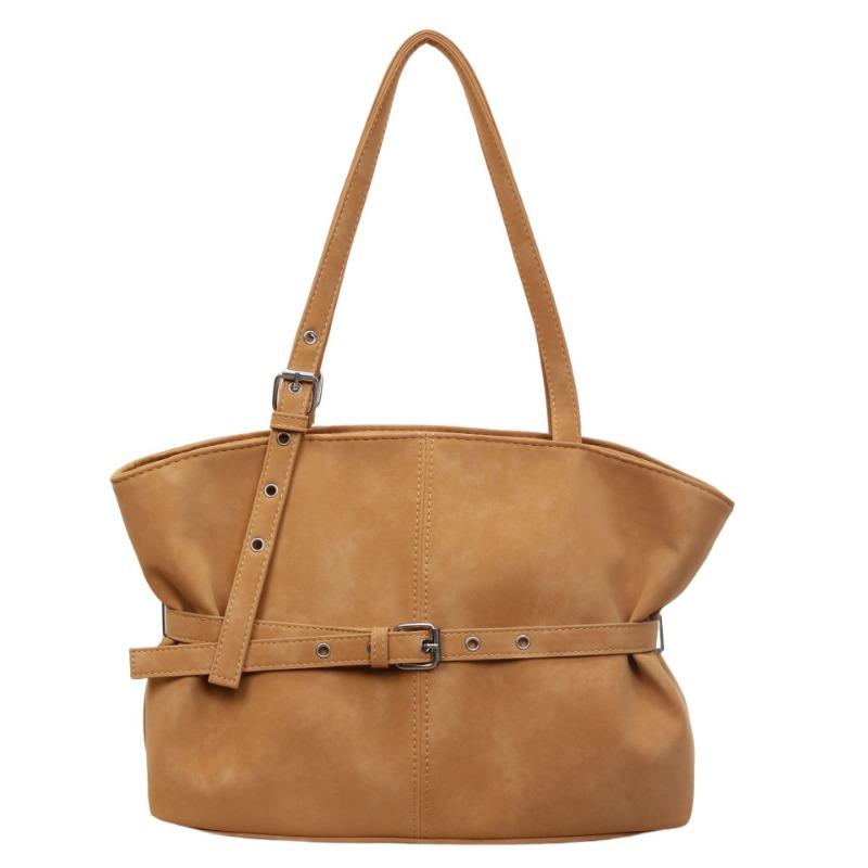 Neue trendige Mode einfache Gürtelschnalle Retro Damen Tasche lässige tragbare Schulter Unterarmtasche trendige Tasche