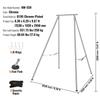Aerial Yoga Frame, 9.67 Ft Height Yoga Swing Stand, Max 551.15 Lbs Load Chrome-Plated Steel Pipe Inversion Yoga Swing Stand Yoga Rig Yoga Sling