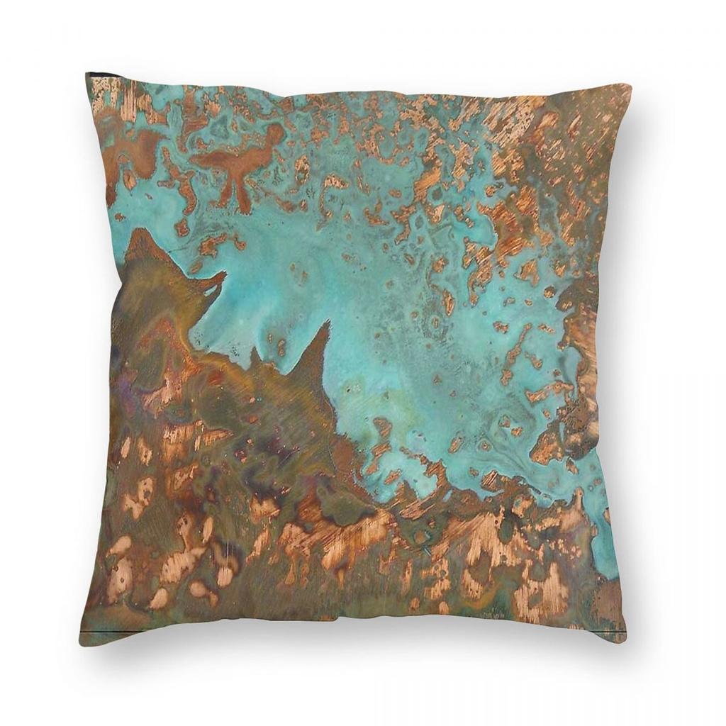 Marine Rust Copper Pillowcase Polyester Linen Velvet Printed Zip Decor Pillow Case Car Cushion Case