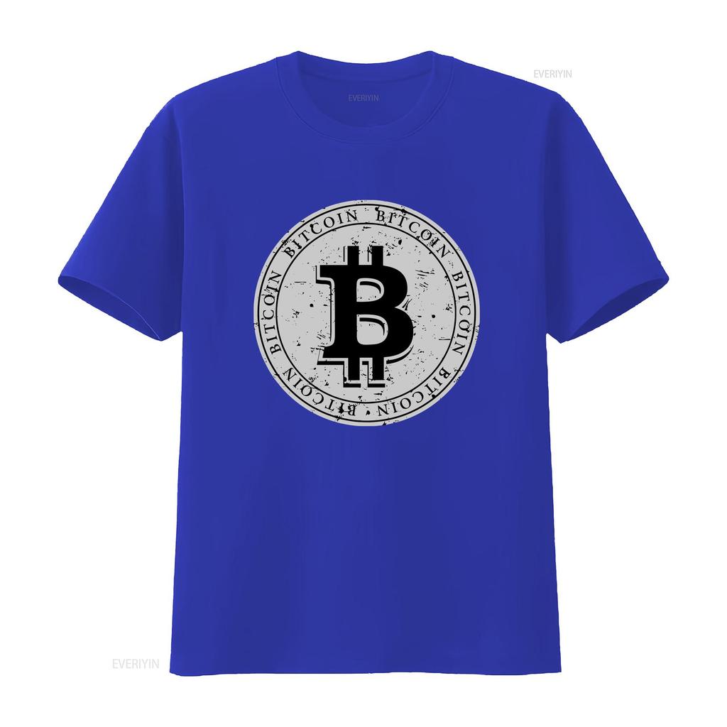Bitcoin Miner Crypto Currency Traders Unisexs T Shirt Vintage Casual Unisex Designer Clothes Homme Stylish Soft Fashion