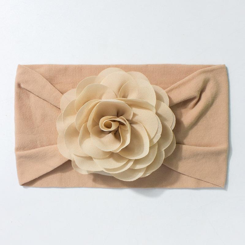 New Baby Cute Sticky Flower Headband, Comfortable and Soft Boys and Girls Hair Accessories, Fontanelle Baby Headband