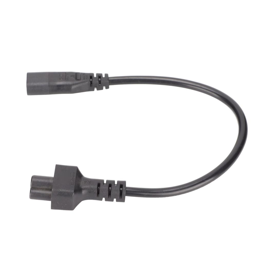 IEC320 C8 to IEC320 C5 Power Cord IEC320 C8 Male to C5 Female Cable Adapter for 3 Prong Laptop Power Adapters 100‑250V