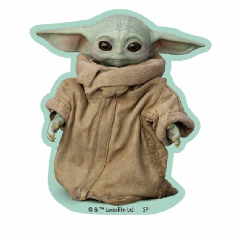 Glow Goo Mandalorian Sticker Star Wars New Baby Yoda