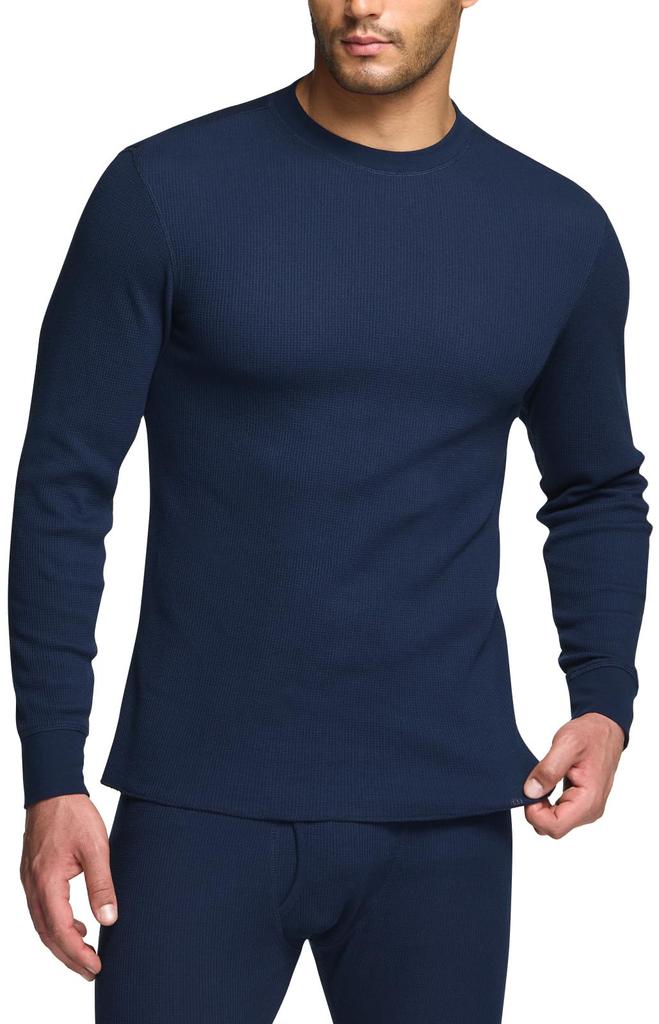 CQR Long Sleeve Undershirt and Heattech Ultra Warm Waffle Casual Thermal Men's [Sweat-Wicking, Quick-Drying, Lightweight, Warm, Stretchy] Innerwear,